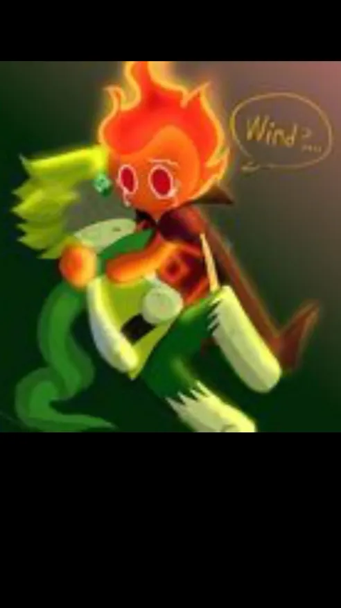 ai character: Firewind against background