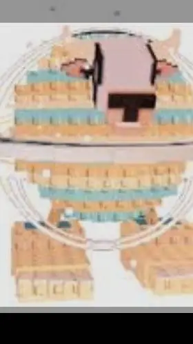 ai character: la vaca Saturno  background