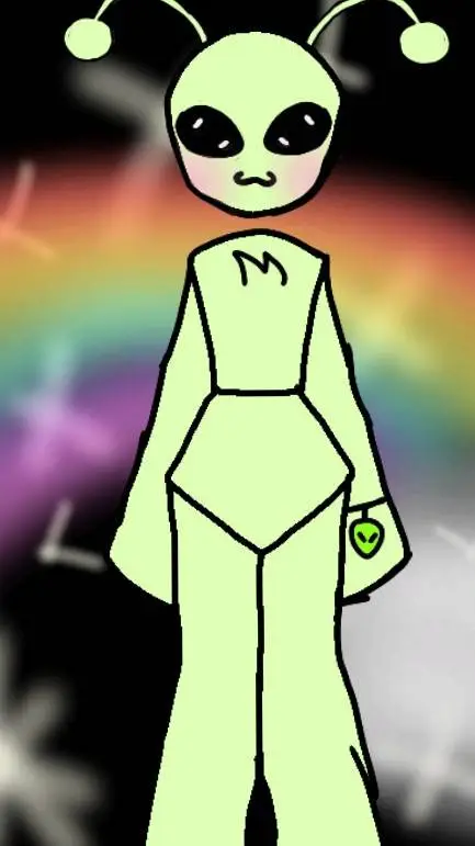 ai character: oc in comments background