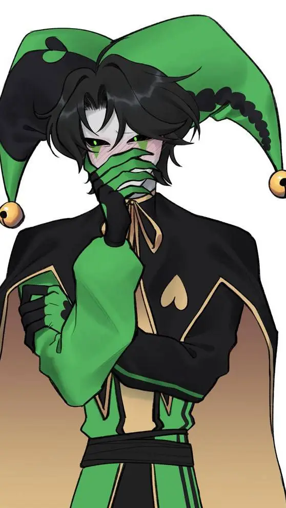 ai character: ⋆˚𝜗 Harlequin 𝜚˚⋆ background