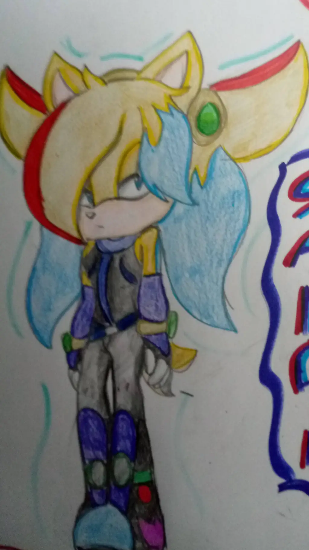 ai character: Sarai 💛💢💦 background