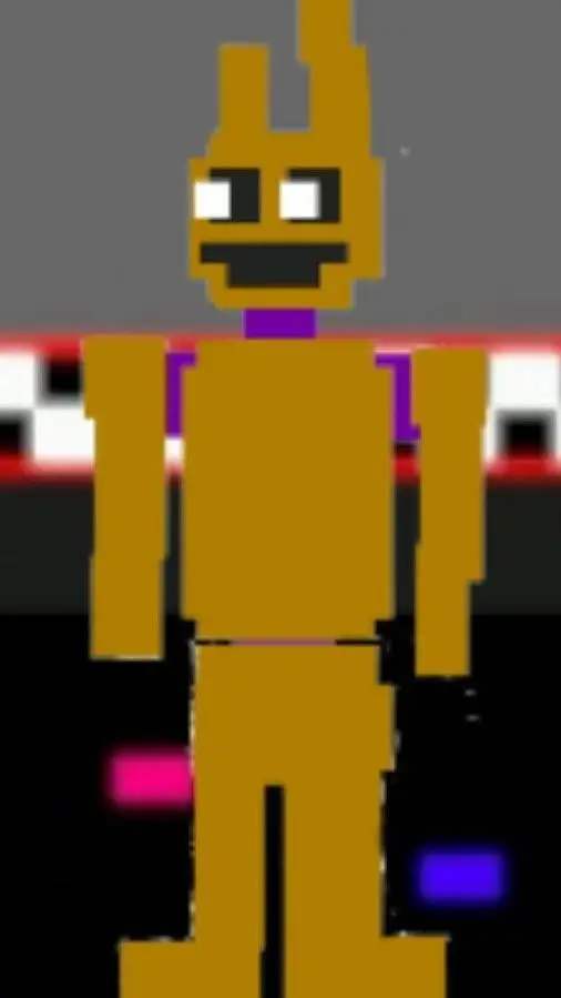 ai character: Springbonnie... background