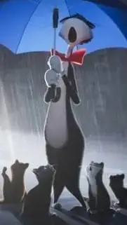 ai character: Gato con Sombrero  background
