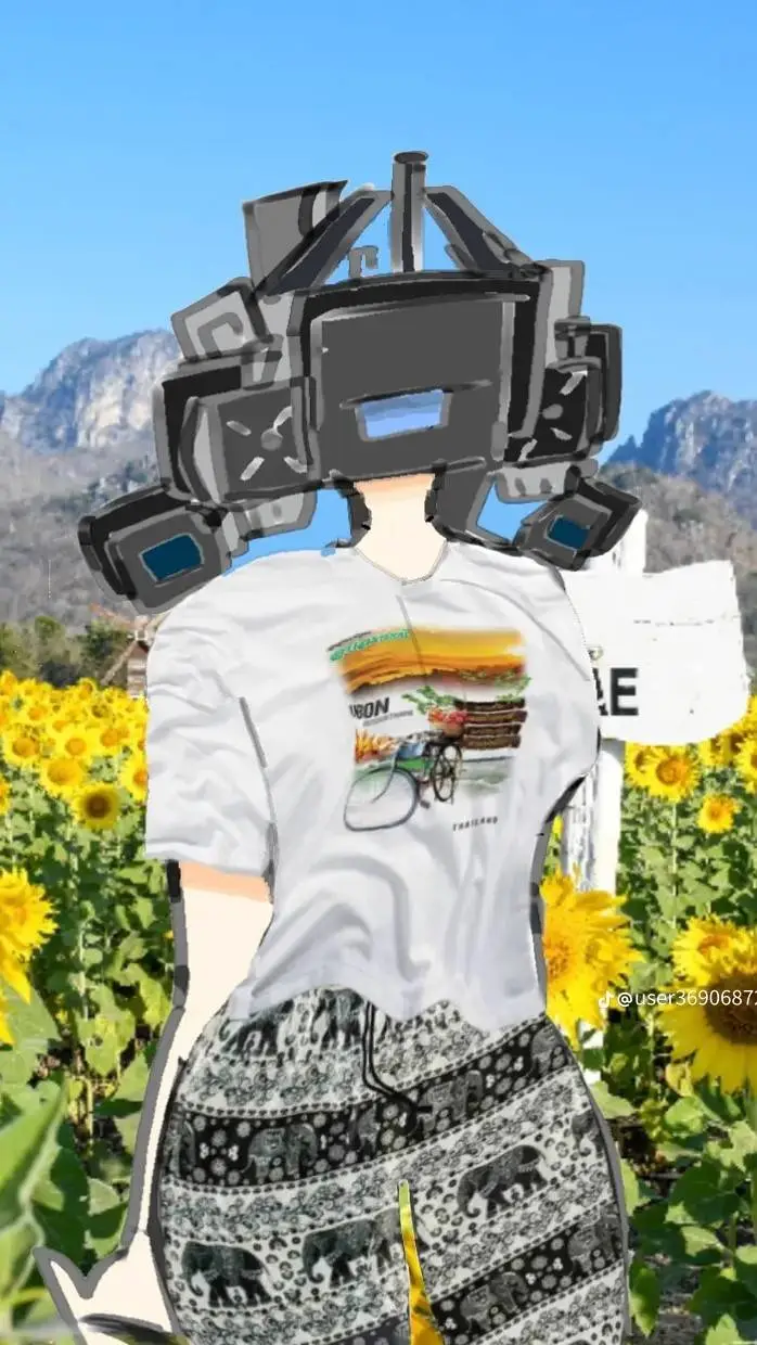 ai character: titan camerawoman background