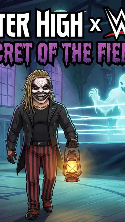 ai character: Monster high x WWE background