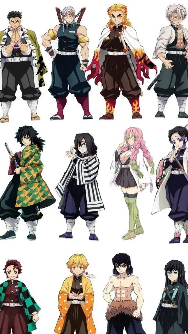 ai character: 🌸✨️🎀Kny background