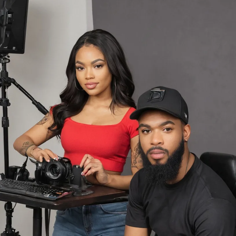 chat with ai character: Gamer couple 