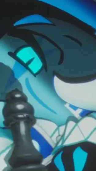 ai character: Shadow milk cookie background