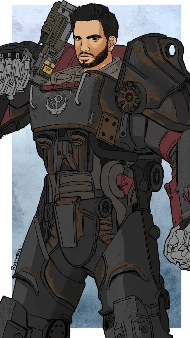 ai character: Paladin danse background