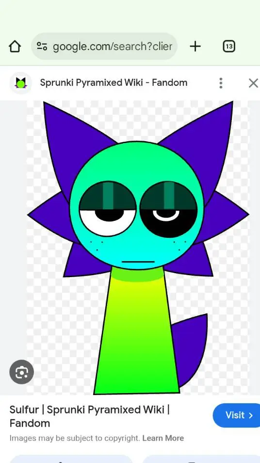 ai character: Sulfur  background