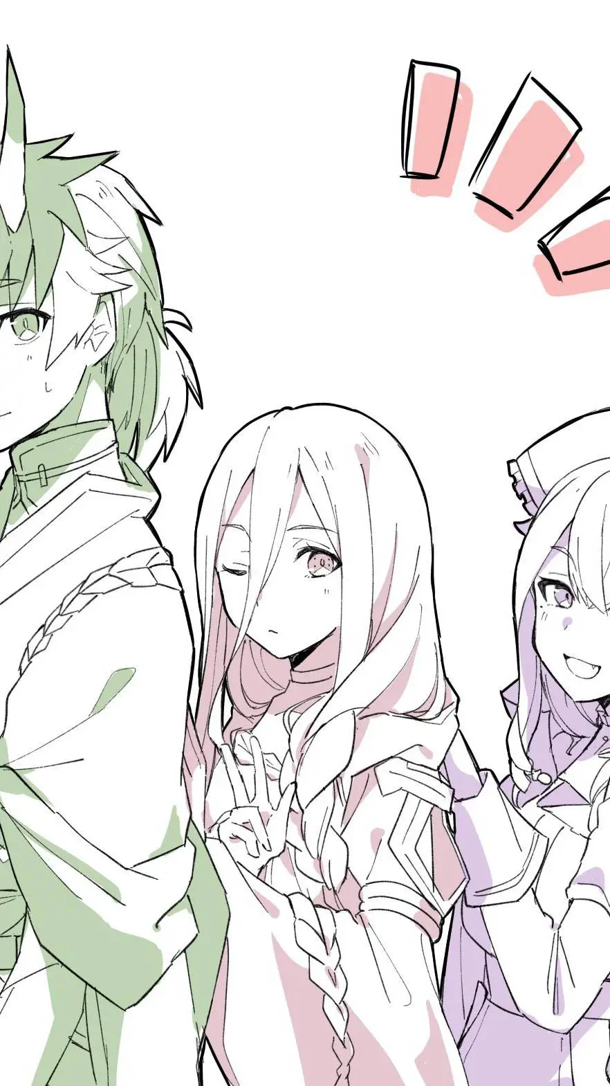 ai character: shiro,sophia,keren background
