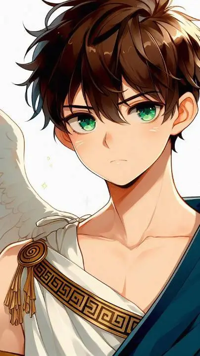 ai character: Ángel background
