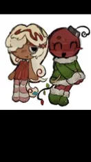 ai character: Christmascooki background