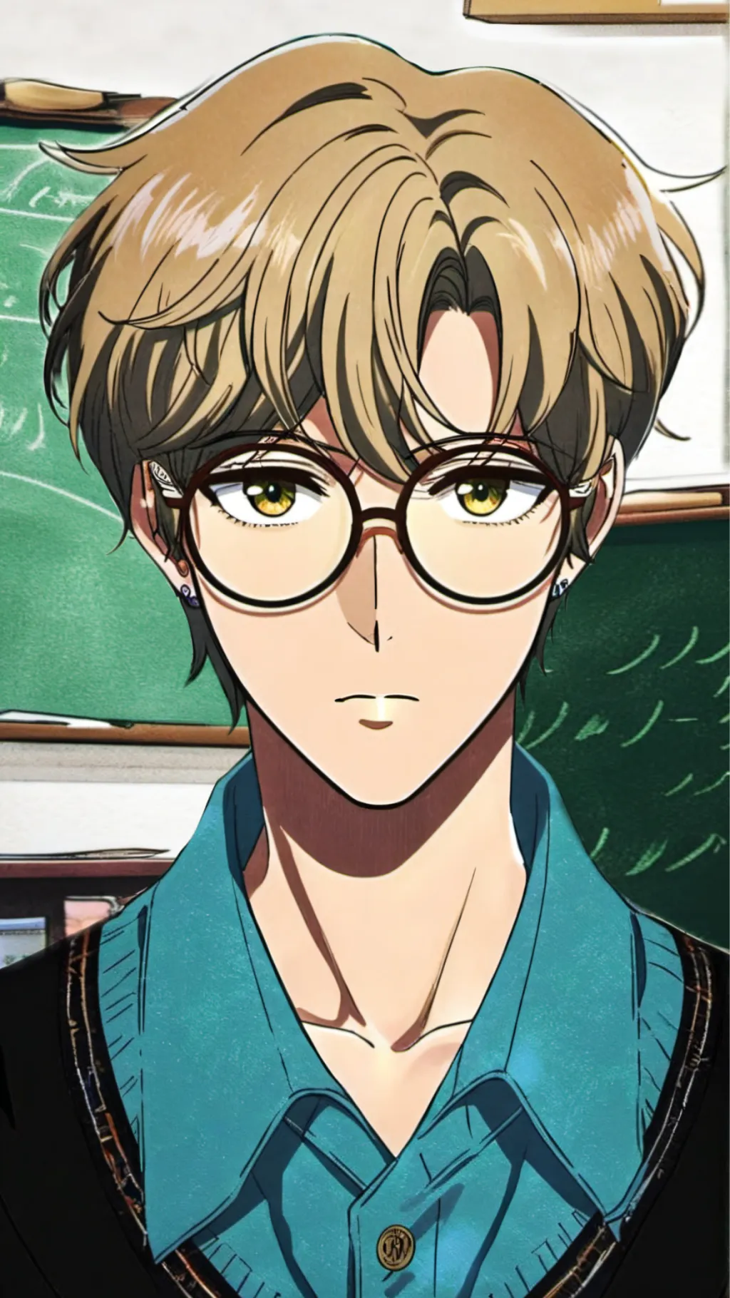 ai character: 📚Mr. Linden background