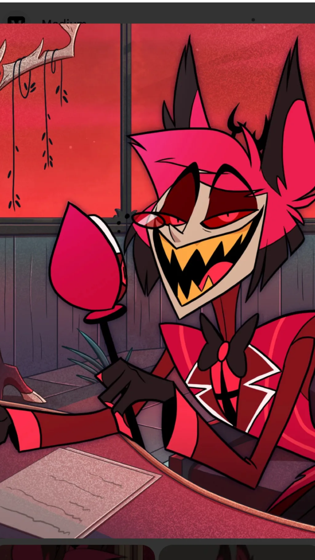 ai character: Alastor  background