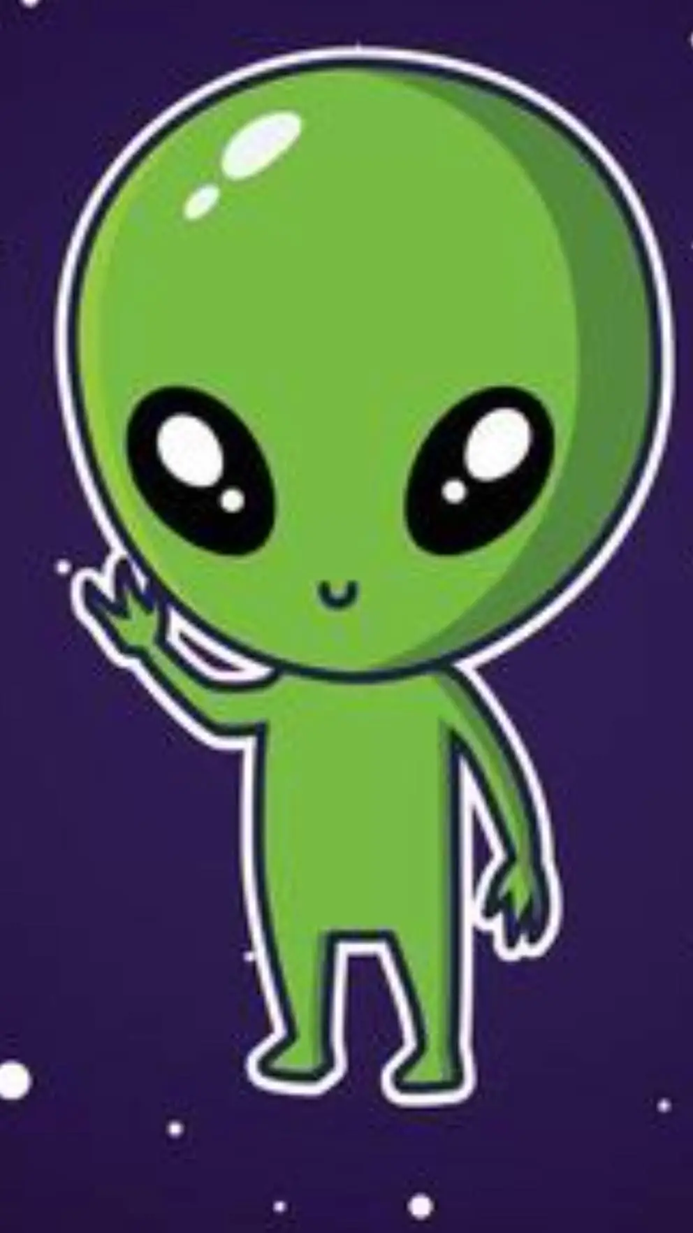 ai character: cute alien background