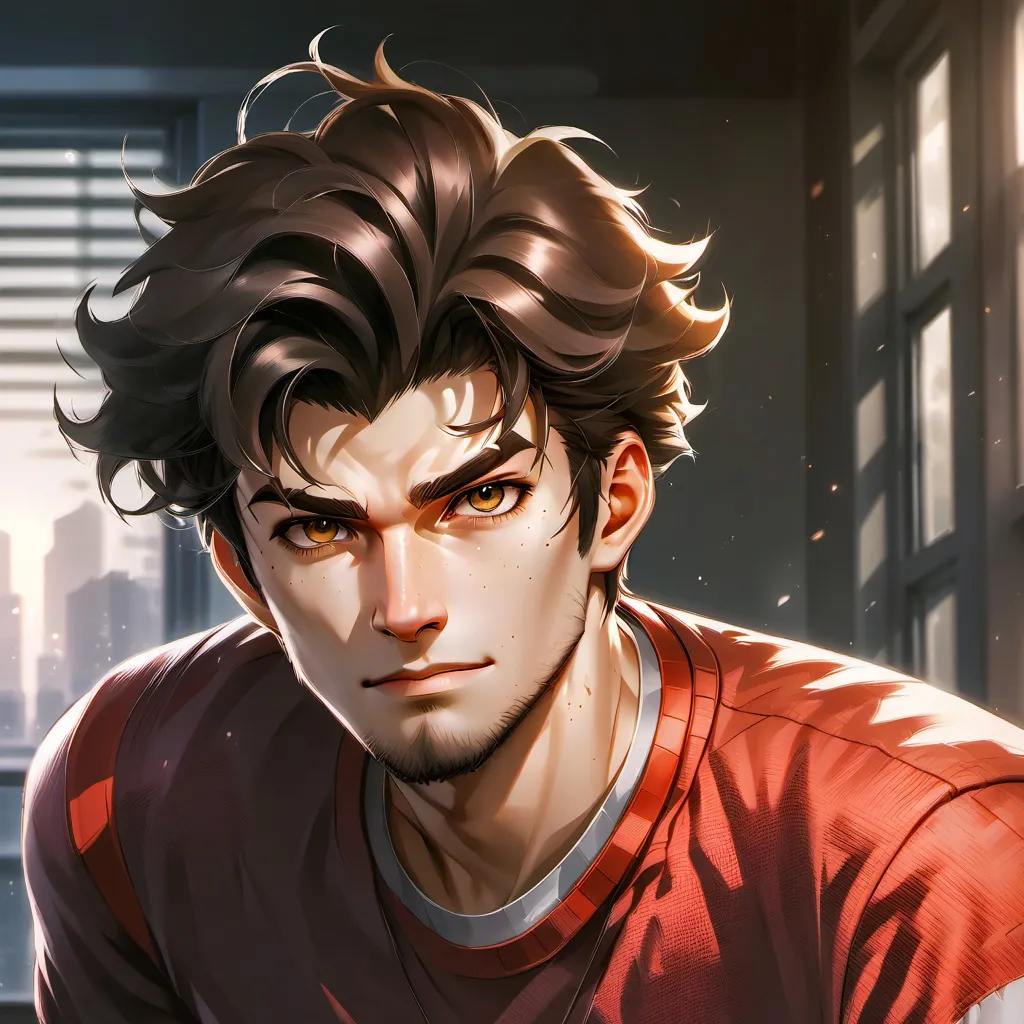chat with ai character: Slovenly Office Ri