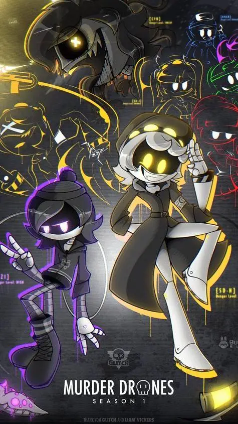 ai character: murder drones  background