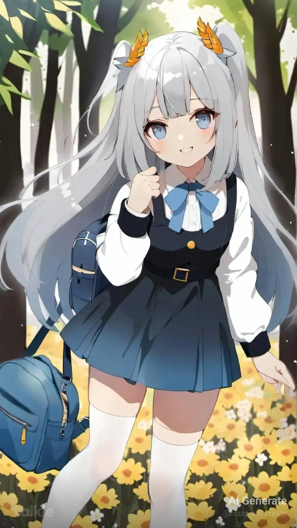 ai character: Luna background