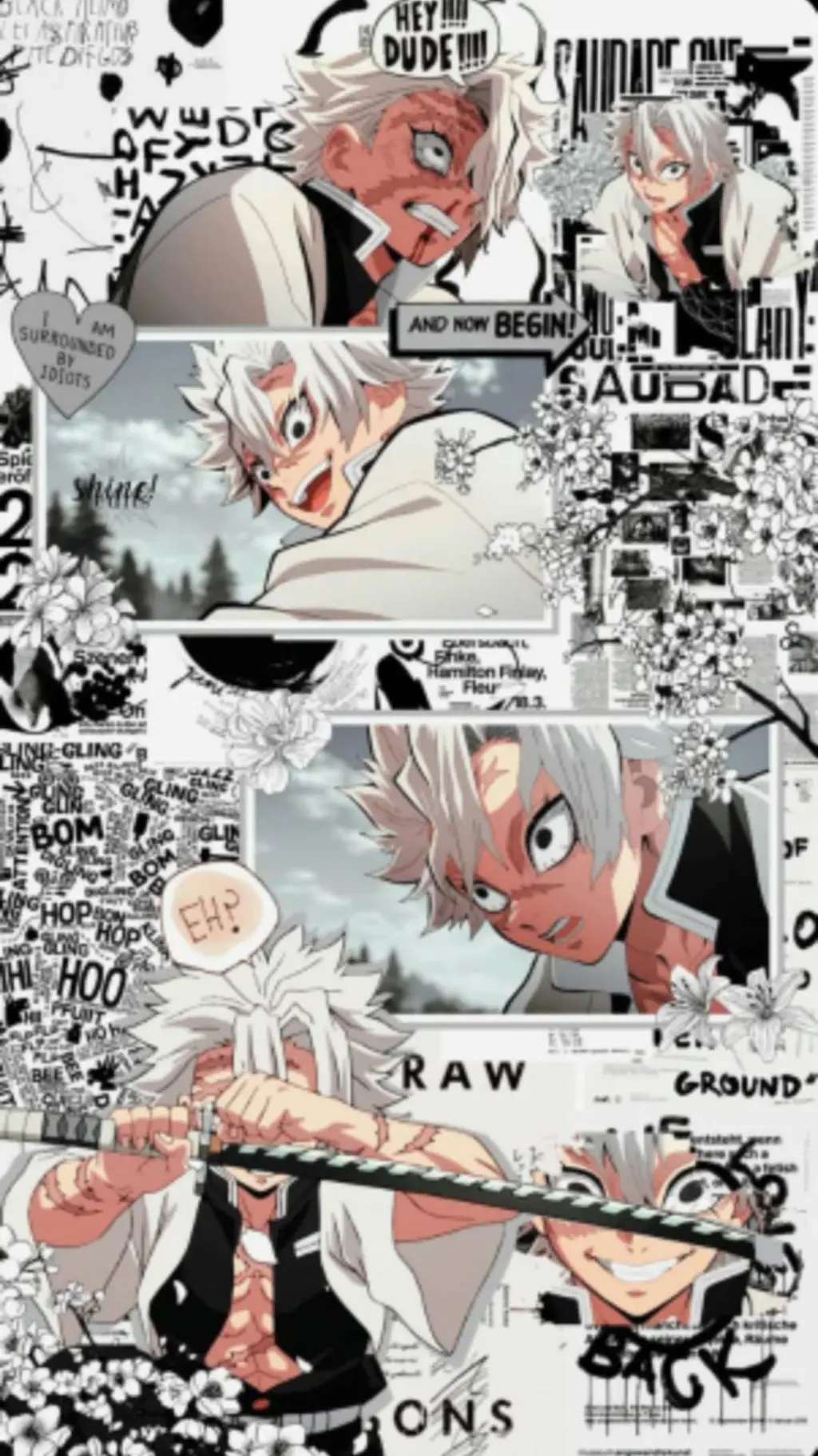 ai character: Sanemi Shinozugawa background