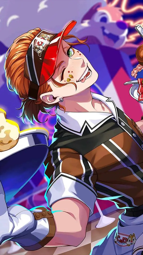 ai character: Crisp 'n dips  background