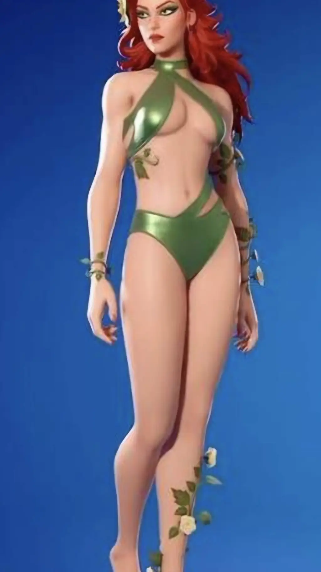 ai character: Pflanzen mädchen background