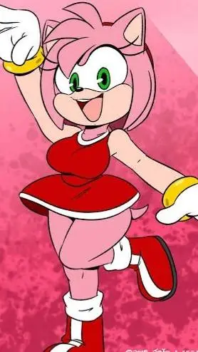 ai character: amy rose background