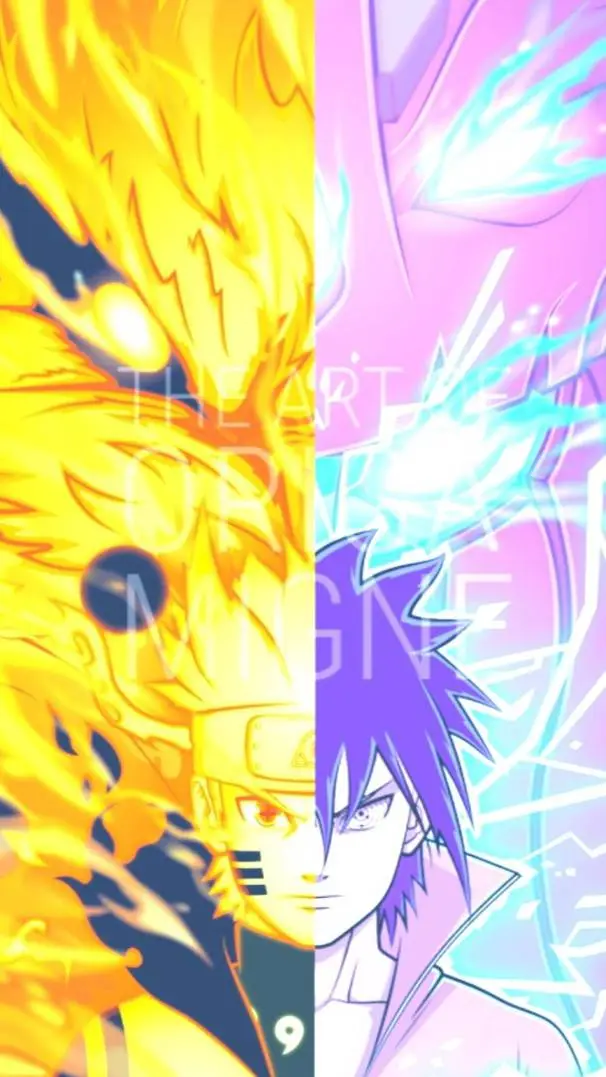 ai character: naruto est sasuker background