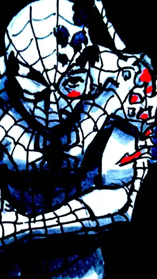 ai character: spider man blesser background