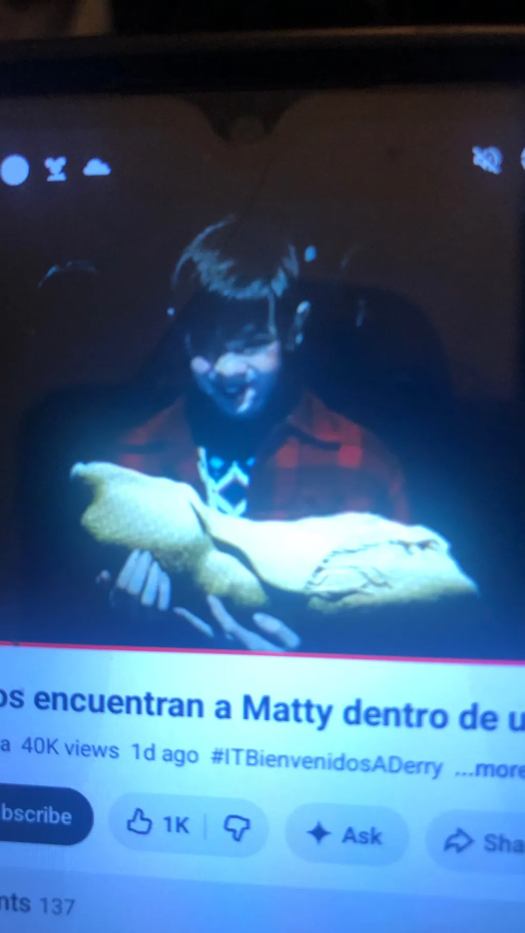 ai character: ￼ ￼ scary matty background