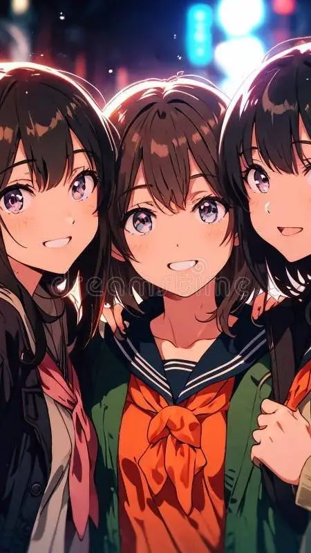 ai character: Yumi,maya,lise  background