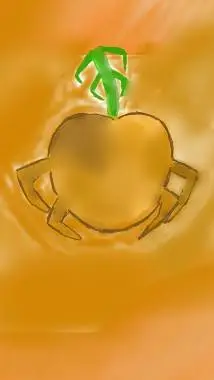 ai character: Kanji-Kanji Fruit background