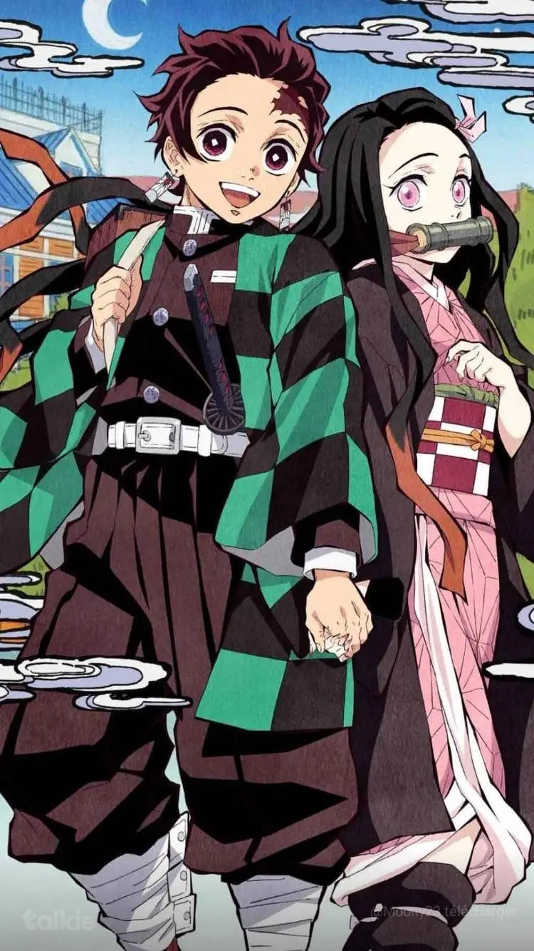 ai character: Tanjiro  background