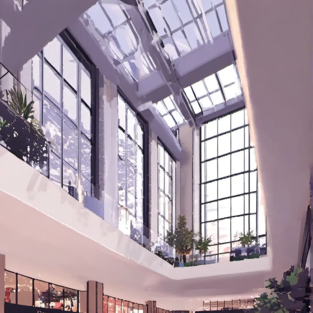 chat with ai character: Centro comercial