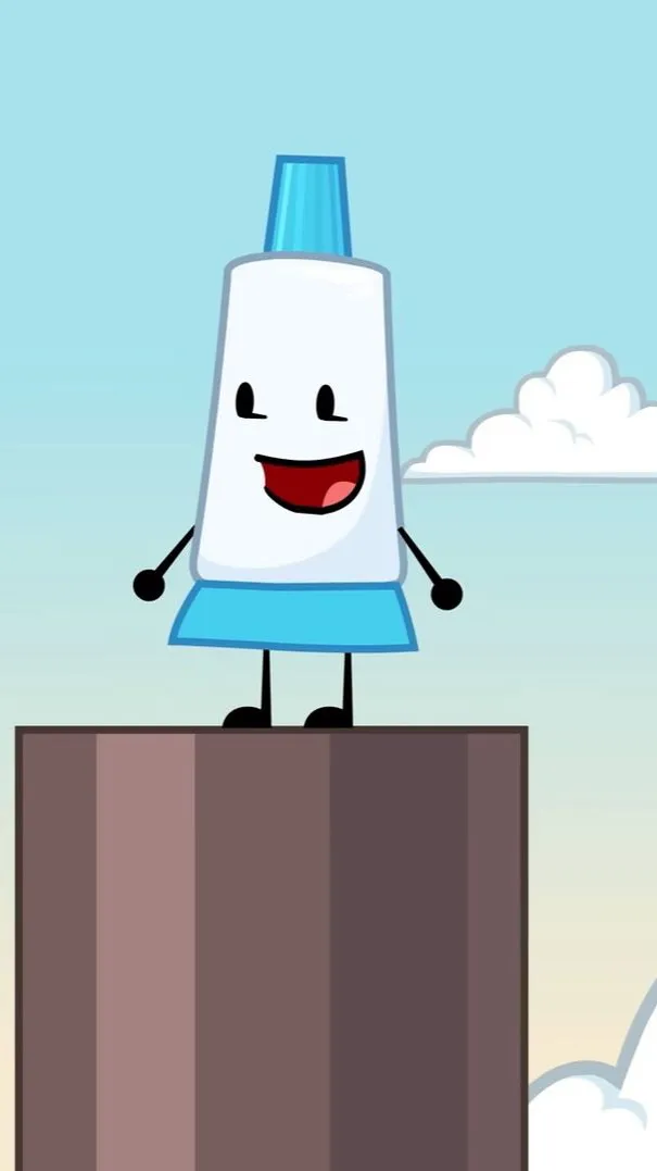 ai character: Toothpaste! background