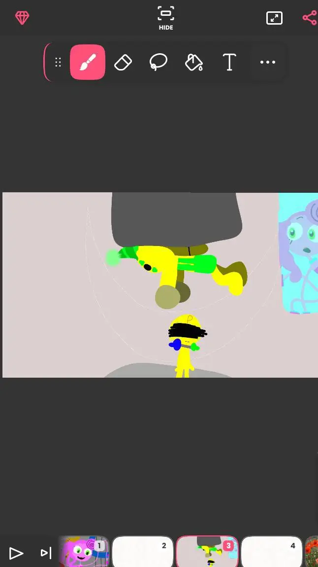 ai character: Bunzo bunny background