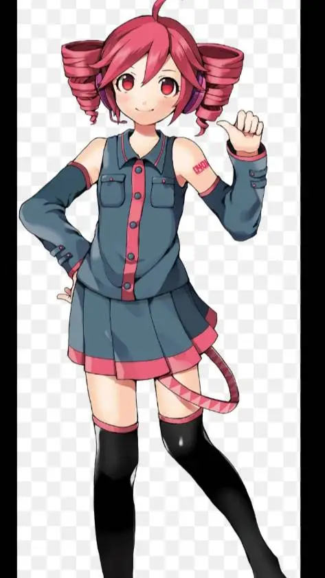 ai character: Teto background