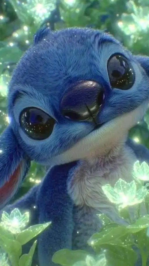 ai character: stitch background