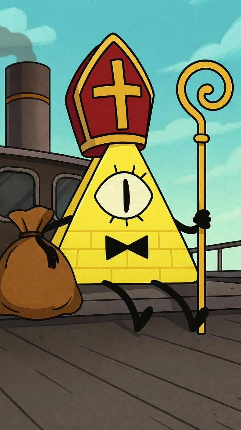 ai character: Sinterklaas Cipher background