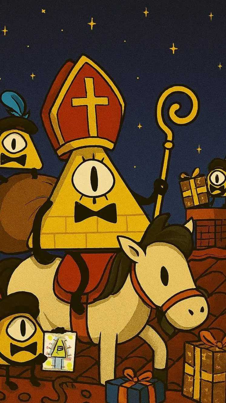 ai character: Sinterklaas Cipher background