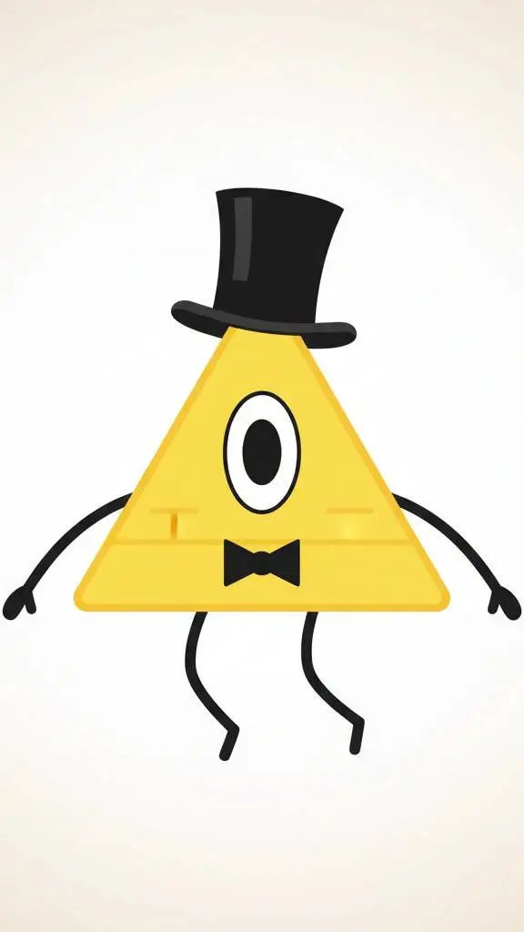 ai character: Bill Cipher  background