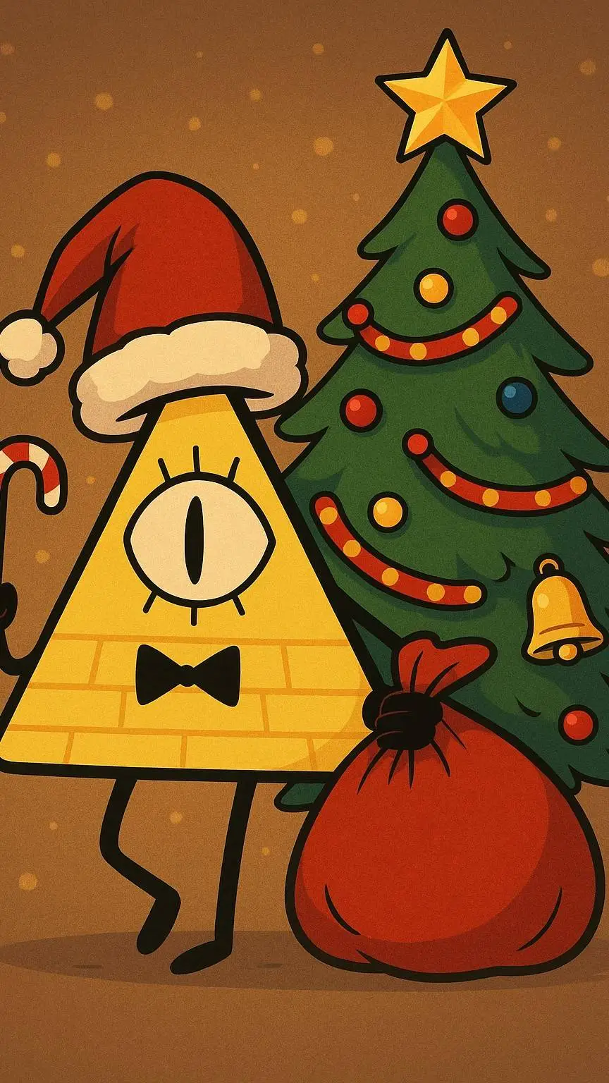 ai character: Bill Christmas background