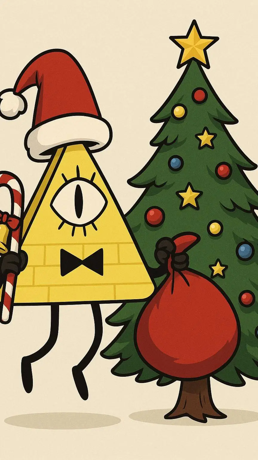 ai character: Bill Christmas background