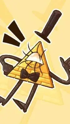 ai character: Bill Cipher  background