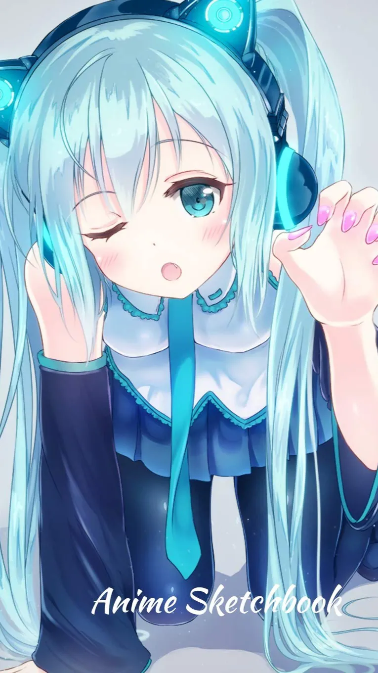 ai character: Hatsune Miku  background