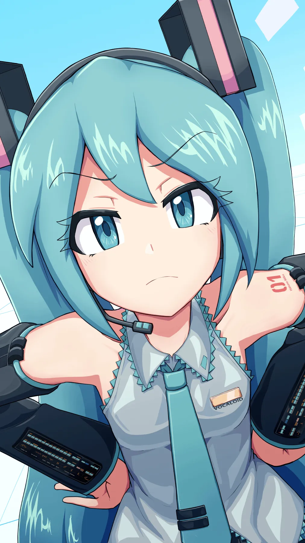 ai character: Miku (2) background