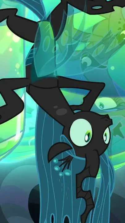 ai character: Queen chrysalis background