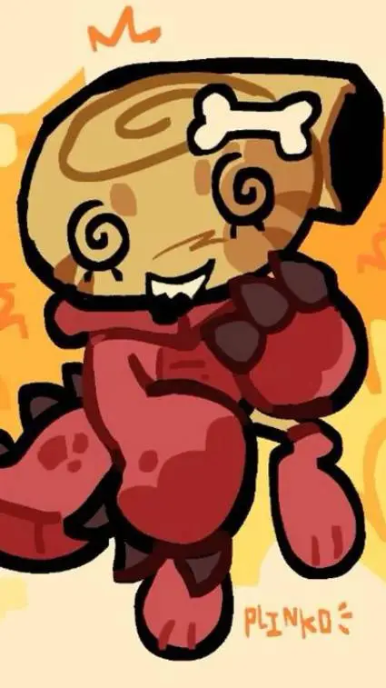 ai character: •~fossilcake~• background