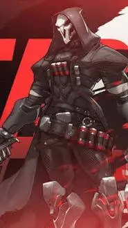 ai character: Reaper (OW 2) 🇺🇸 background