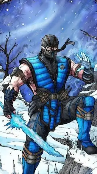 ai character: Sub Zero background